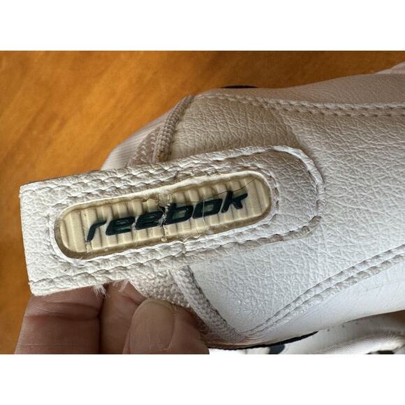 Vintage Reebok High Top DMX Basketball Shoes RB007 WFC Men's 7 White Blue - Picture 7 of 13